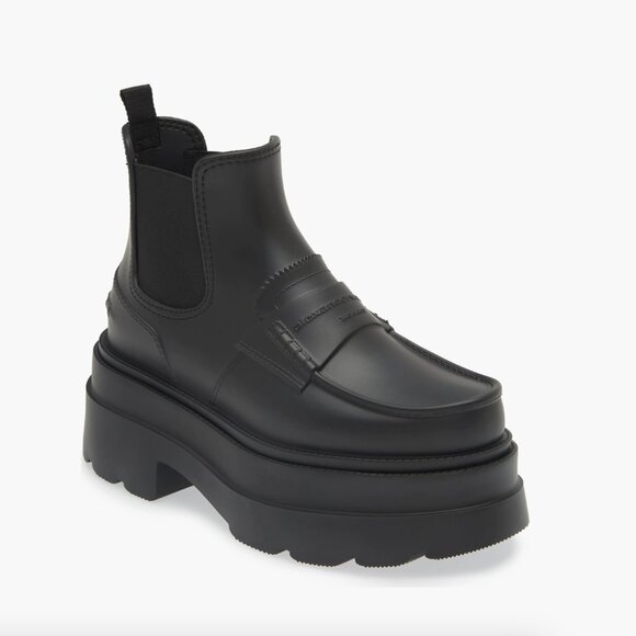 NEW Alexander Wang Carter Chelsea Rain Boot 7 37 - Picture 1 of 11